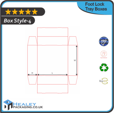 Custom Foot Lock Tray Box