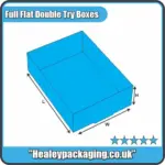 Full Flat Double Tray Boxes