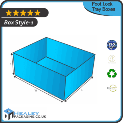 Foot Lock Tray Boxes