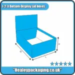 1-2-3 Bottom Display Lid Boxes