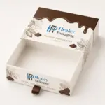 Luxury chocolate drawer box with ribbon pull for premium gifting