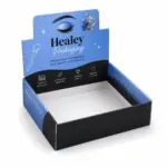 Counter display packaging box for cosmetic retail presentation