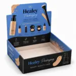 Counter display foundation packaging for cosmetic products