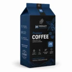 Custom printed coffee packaging box with premium branded design