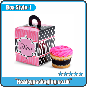 Custom Cupcake Boxes With Logo