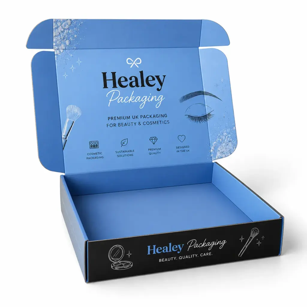 Custom cosmetic mailer box for premium retail beauty products