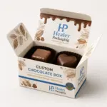 Premium custom chocolate box with insert for luxury chocolates