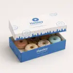 Custom donut boxes for fresh bakery packaging and retail display