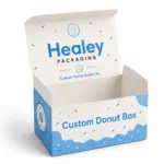 Custom tuck top donut box for secure bakery packaging