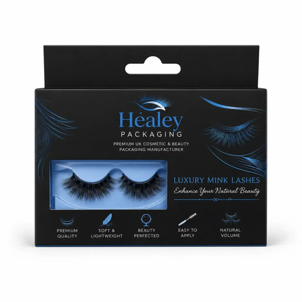 Custom eyelash window box for premium false lash packaging