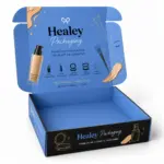 Custom foundation mailer box for cosmetic retail presentation