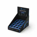 Counter display box with insert for mascara products