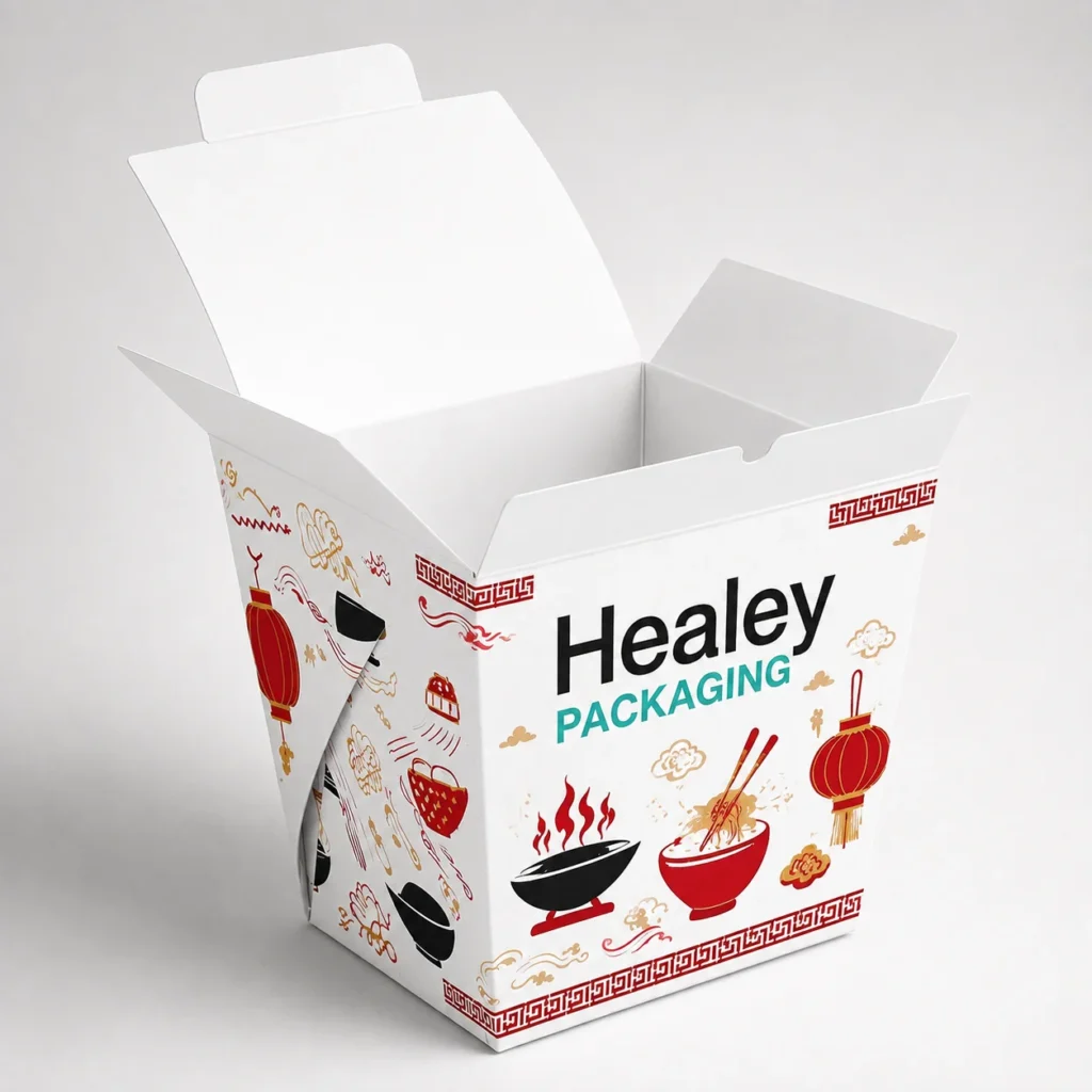 Open Chinese Food Box