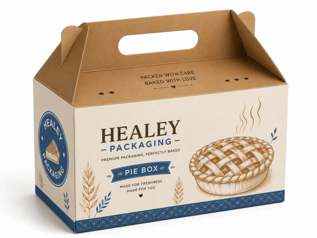 Custom Pie Gable Box
