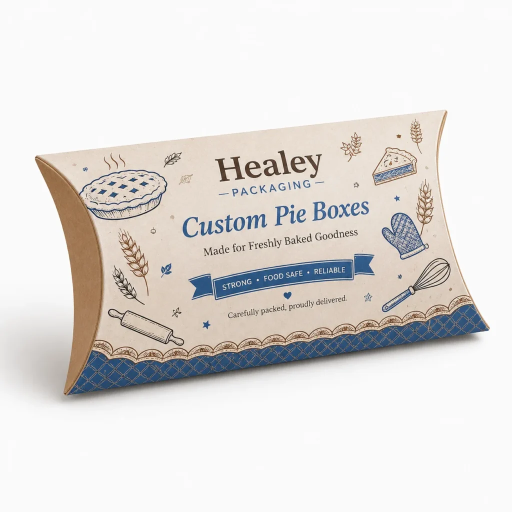 Custom Pie Pillow Box