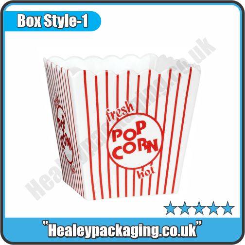 Custom Popcorn Boxes Wholesale Mini Paper Popcorn Boxes Bulk