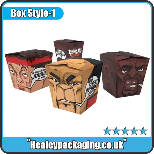 Printed Noodle Boxes