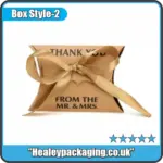 Custom Kraft Paper Pillow Boxes