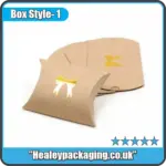 Custom Kraft Paper Pillow Boxes