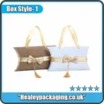 Custom small gift pillow boxes cheap
