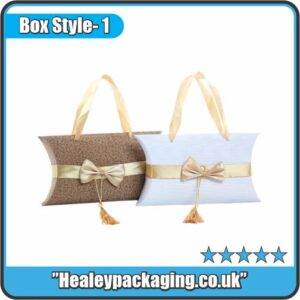 Custom small gift pillow boxes cheap