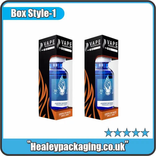 Custom window e liquid boxes wholesale