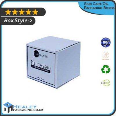Printed Skin Care Oil Packaging Box