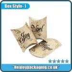 Printed Tea Pillow Boxes