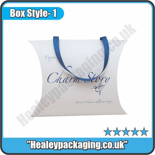 Custom White Pillow Boxes Wholesale UK Premium Packaging