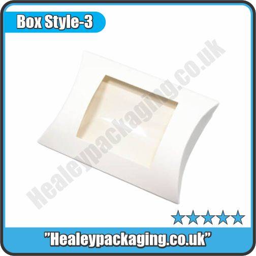 Custom White Pillow Boxes Wholesale UK Premium Packaging