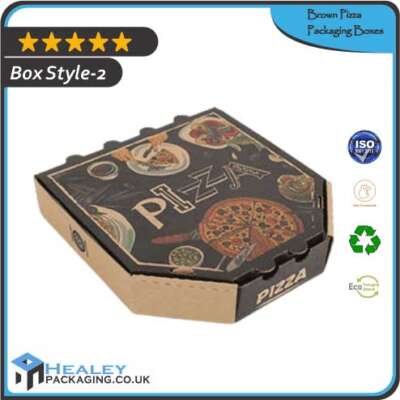 Custom Brown Pizza Box