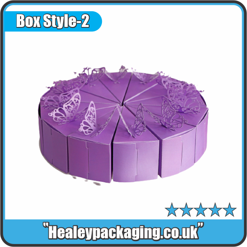 Wedding Cake Slice Packaging Boxes