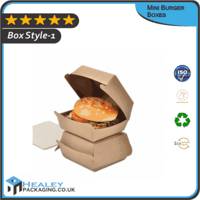 Custom Mini Burger Boxes