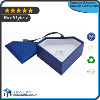 Diamond shaped gift box