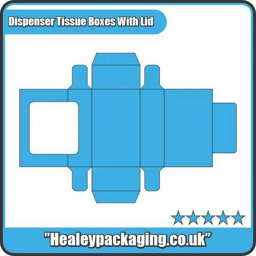 Dispenser Tissue Boxes With Lid