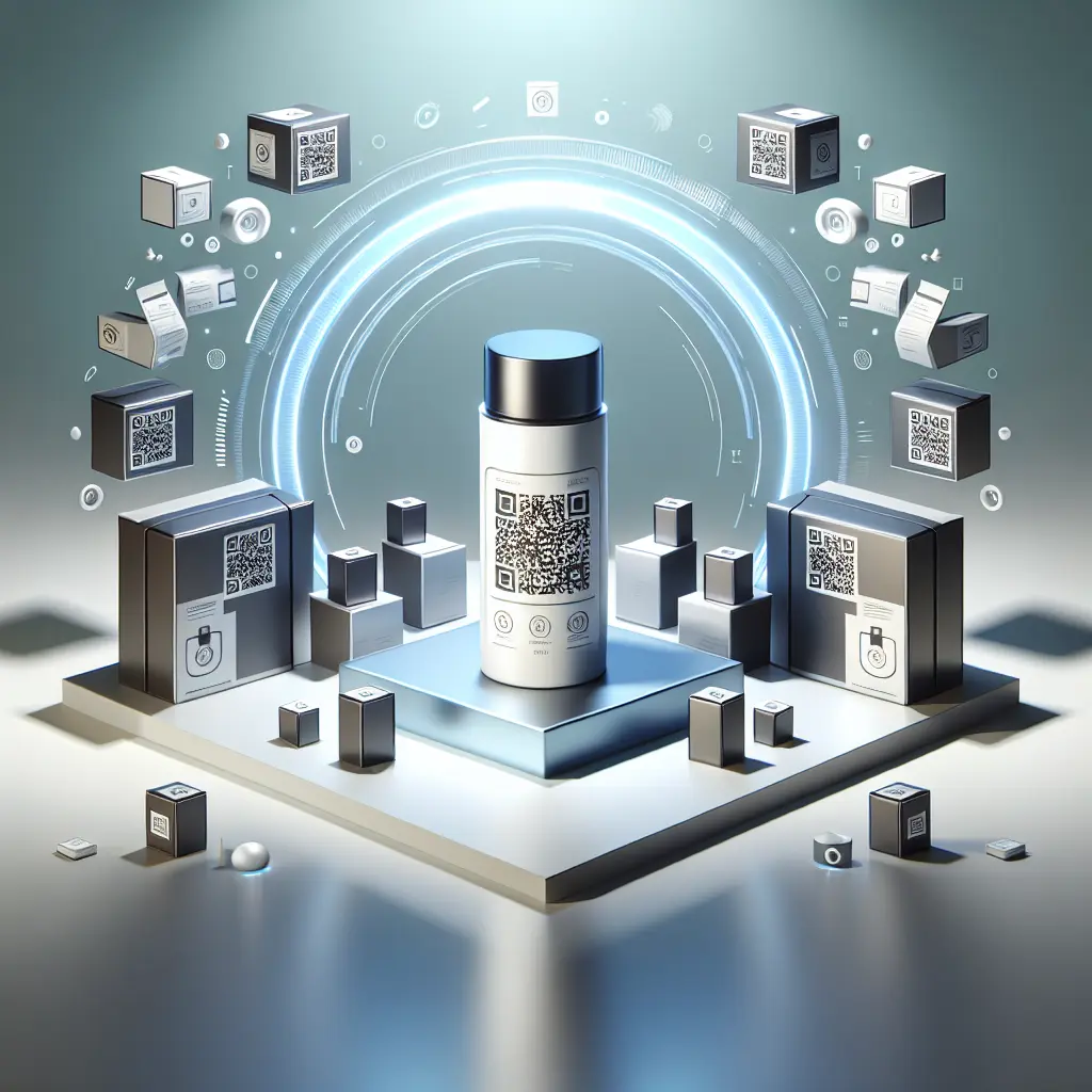 product with QR code