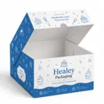 Printed cake mailer box for safe bakery delivery and storage