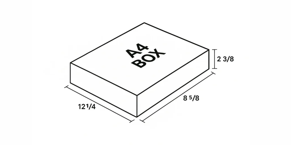 A4 Box Dimensions