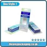 Eco-friendly custom blister card packaging with paper insert