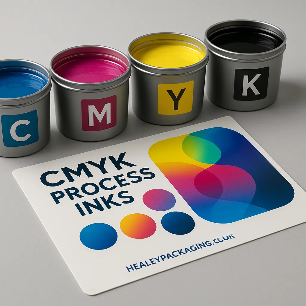 CMYK ink cans