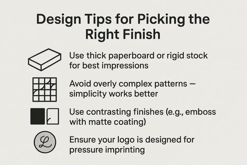 Design Tips for Picking the Right Finish
