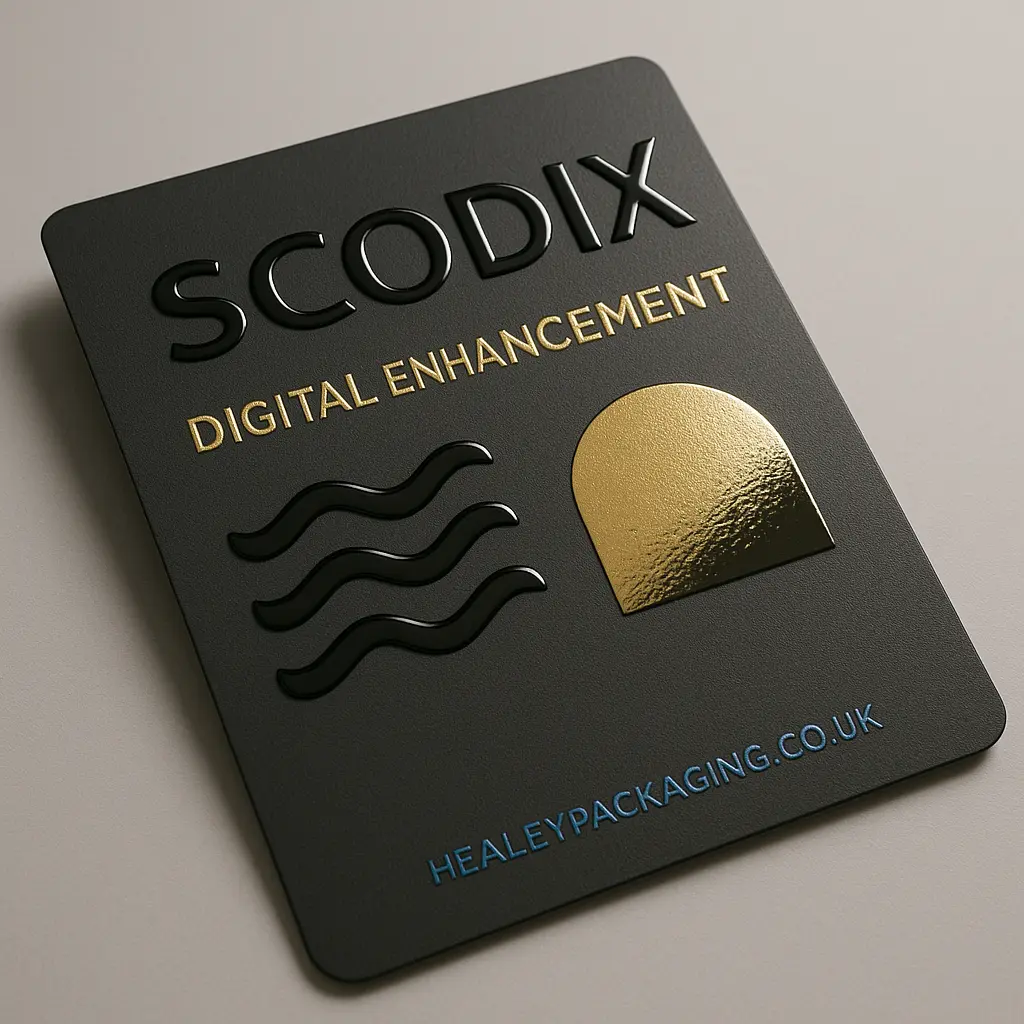 Scodix enhancement print