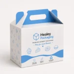 Custom dessert gable box with built-in carry handle