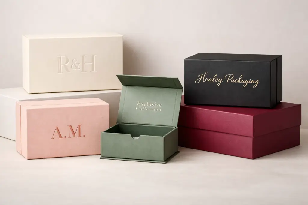 Custom limited edition packaging boxes with personalised branding