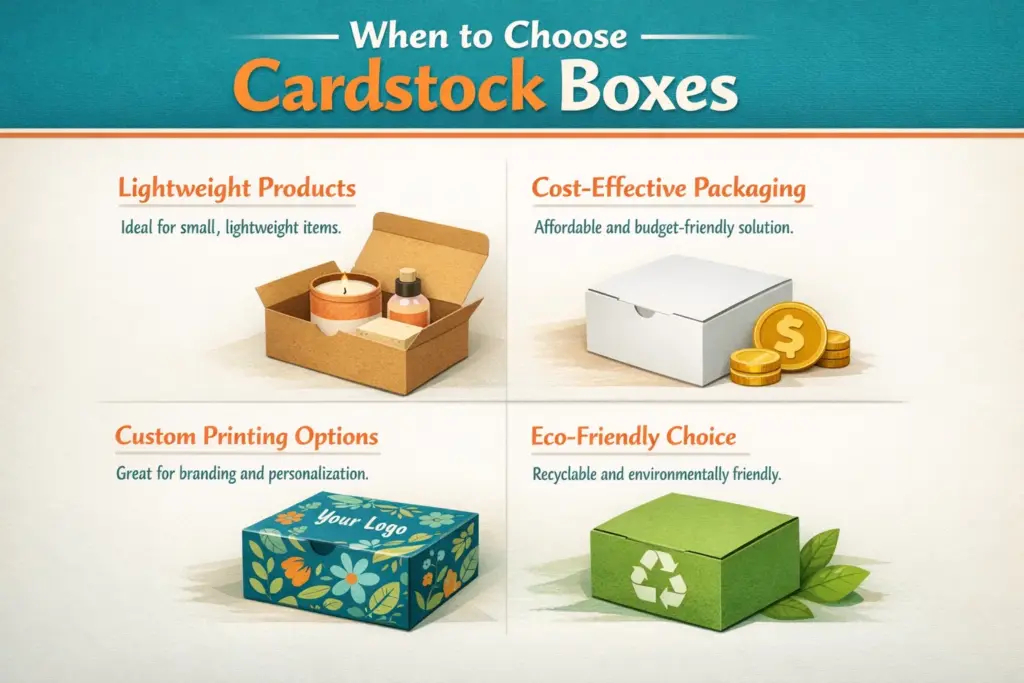 When to Choose Cardstock Boxes