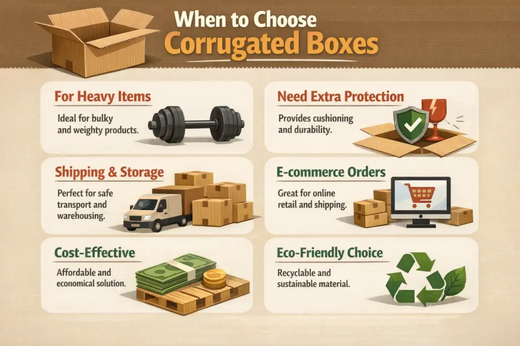 When to Choose Corrugated Boxes