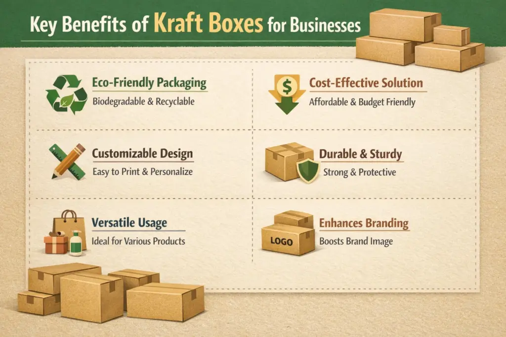 Key Benefits of Kraft Boxes for Businesses