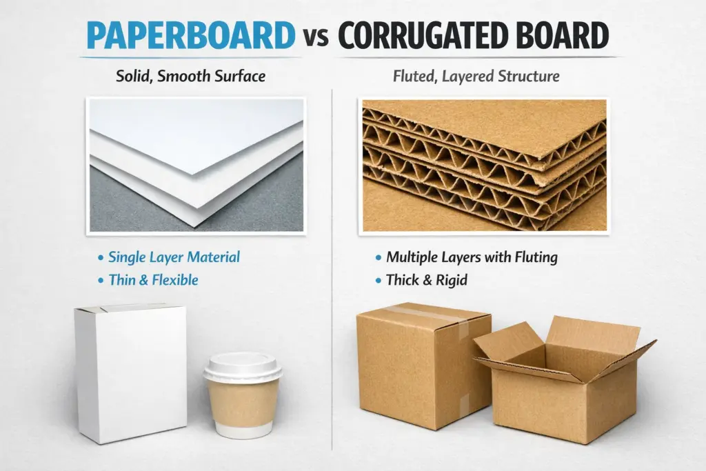 Paperboard vs Corrugated Board