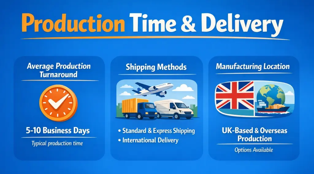 Production Time and Delivery