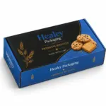 Premium biscuit mailer box with printed lid artwork